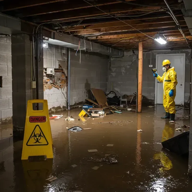 Flooded Basement Electrical Hazard in Garfield County, UT Property